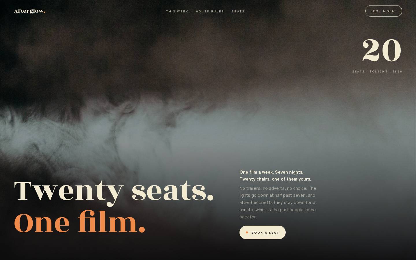 Afterglow Cinema — Micro-Cinema