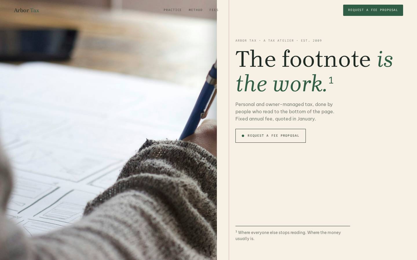 Arbor Tax — Tax Atelier