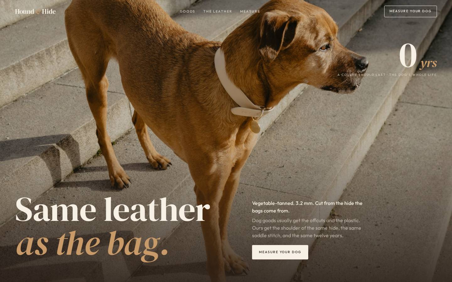 Hound & Hide — Leather Dog Goods
