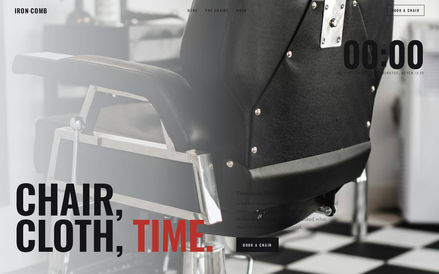Iron Comb — Barbershop