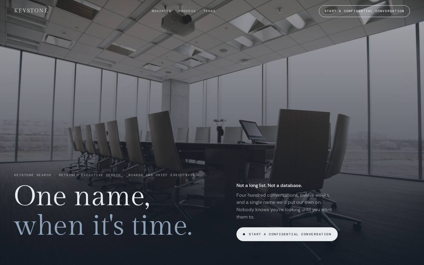 Keystone Search — Executive Search