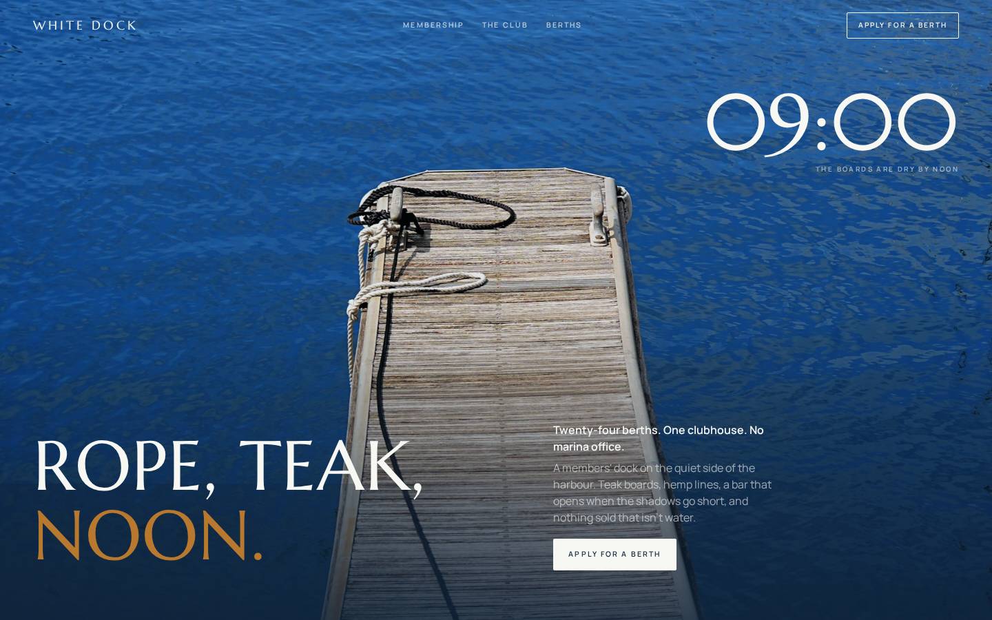 White Dock — Marina Club